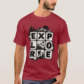 T-shirt explorer (Devant)