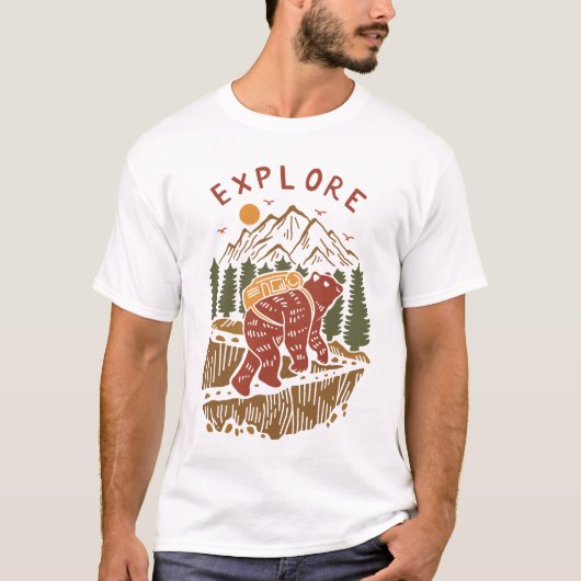 T-shirt Explorer (Devant)
