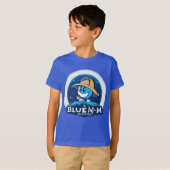 T-shirt Explorer cosmique : Blue M Adventures (Devant entier)