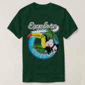 T-shirt Explorer Cozumel Travel patch (Design devant)