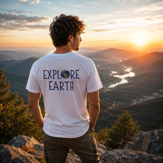 T-shirt Explorer la Terre