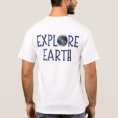 T-shirt Explorer la Terre (Dos)