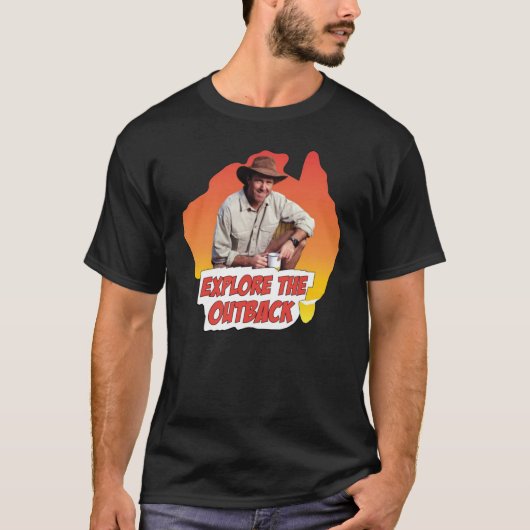 T-shirt Explorer l'aventure australienne dans l'Outback Au (Devant)
