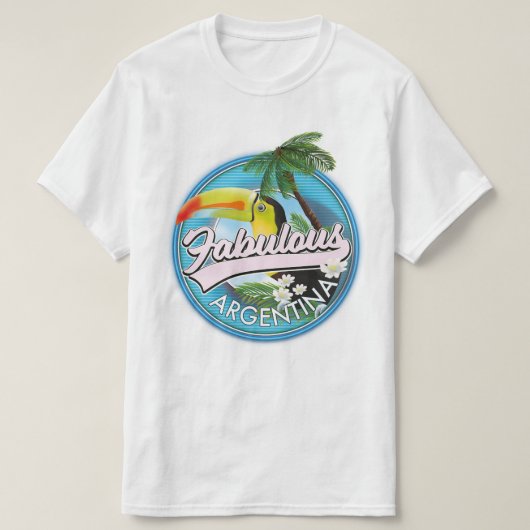 T-shirt explorer le logo fabuleux de l'Argentine (Design devant)