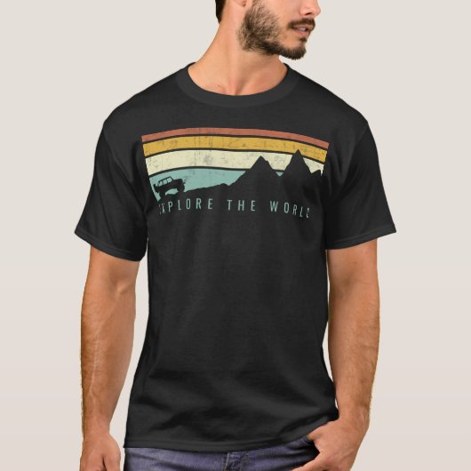 T-shirt Explorer le monde (Devant)
