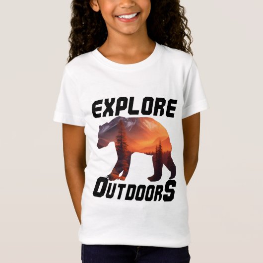 T-Shirt EXPLORER LES PORTES EXTÉRIEURES (Devant)