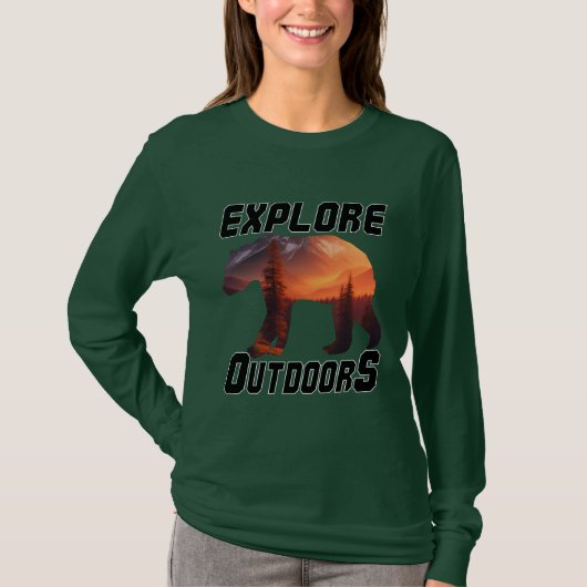 T-SHIRT EXPLORER LES PORTES EXTÉRIEURES (Devant)