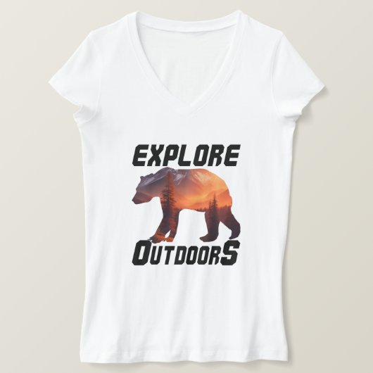T-SHIRT EXPLORER LES PORTES EXTÉRIEURES (Design devant)
