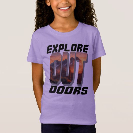 T-Shirt EXPLORER LES PORTES EXTÉRIEURES (Devant)