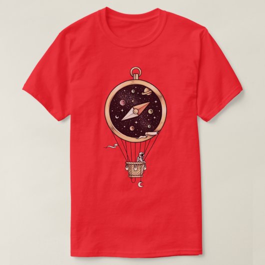 T-shirt Explorer l'inconnu (Design devant)