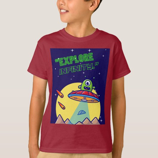 T-shirt Explorer l'infini (Devant)