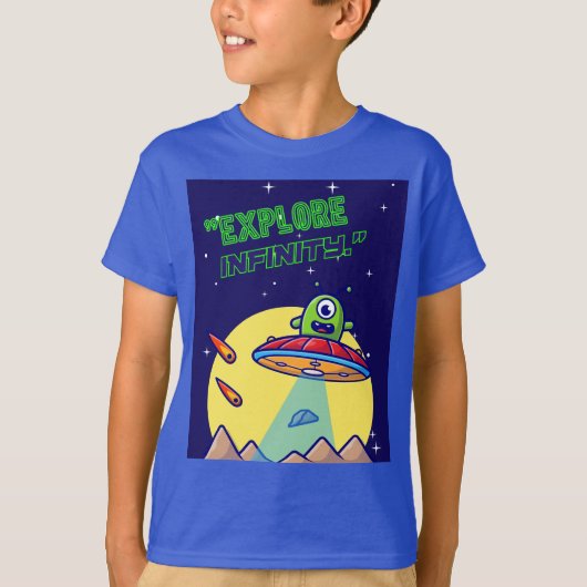 T-shirt Explorer l'infini (Devant)