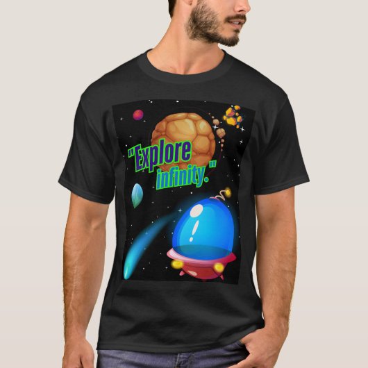 T-shirt Explorer l'infini (Devant)