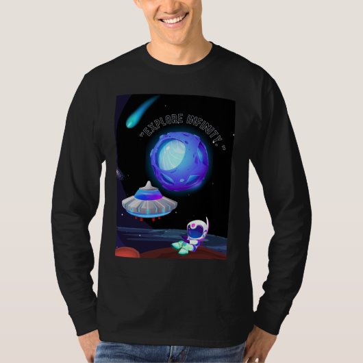 T-shirt Explorer l'infini (Devant)