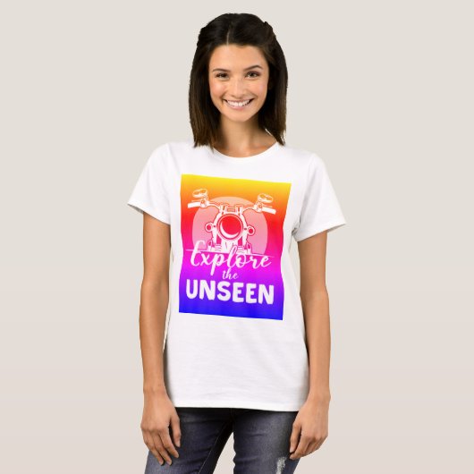 T-shirt Explorer l'invisible (Devant entier)
