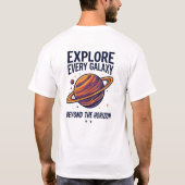 T-shirt Explorez chaque galaxie Aventure spatiale d'astron (Dos)