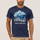 T-shirt Explorez, Enrichissez Votre Âme (Devant)