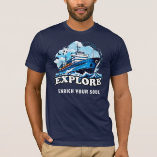 T-shirt Explorez, Enrichissez Votre Âme