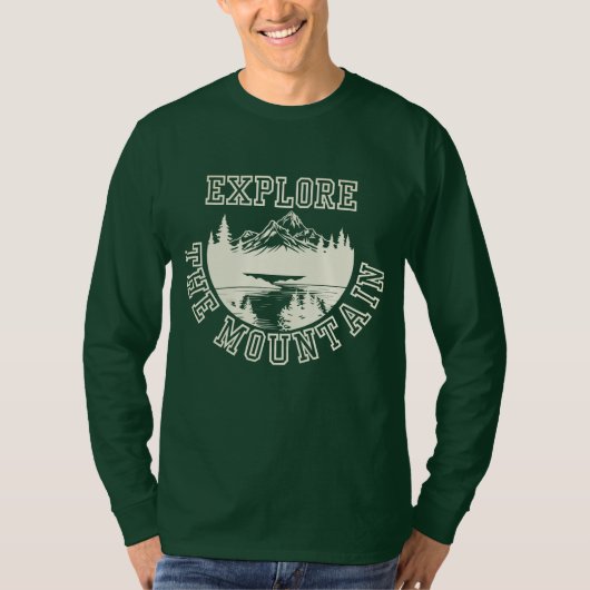 T-shirt Explorez la conception de l'aventure en plein air (Devant)
