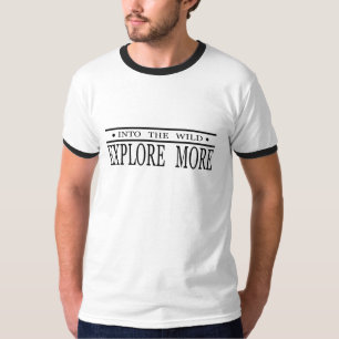 T-shirt Explorez la randonnée sauvage
