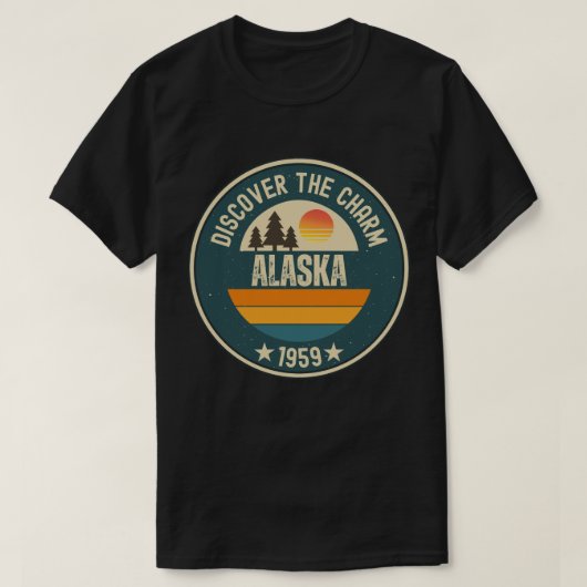 T-shirt Explorez l'Alaska- Des modèles pour tous les amour (Design devant)