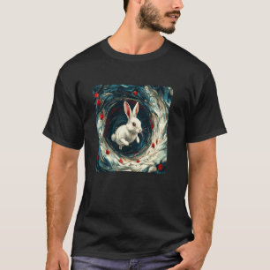 T-shirt Explorez le terrier de lapin enchanté pour garçons