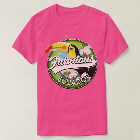 T-shirt Explorez l'Équateur fabuleux (Design devant)