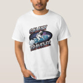 T-shirt Explorez les étoiles avec des conceptions amusante (Devant)