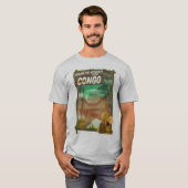 T-shirt Explorez les zones humides du Congo (Devant entier)