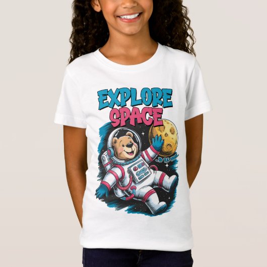 T-Shirt Explorez l'Infini : Space Adventure Shirt (Devant)