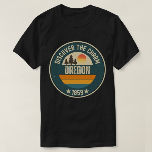 T-shirt Explorez l'Oregon- Designs for Every Lover (Design devant)
