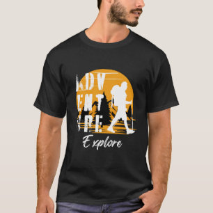 T-shirt Explorez randonnée