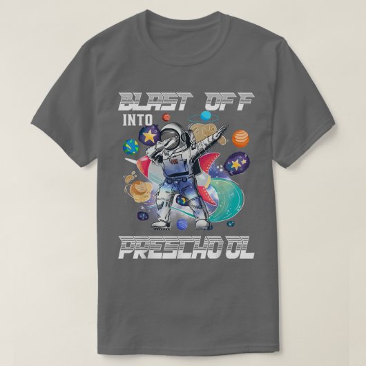 T-shirt Exploser Dans L'Espace Des Astronautes De L'École (Design devant)