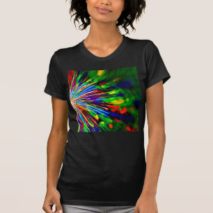 T-shirt Explosion arc-en-ciel