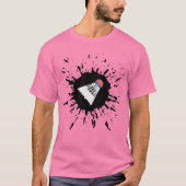 T-shirt Explosion de Badminton (Devant)