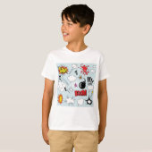 T-shirt Explosion de bande dessinée rétro Pop Art (Devant entier)