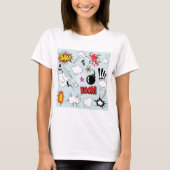 T-shirt Explosion de bande dessinée rétro Pop Art (Devant)