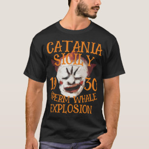 T-shirt Explosion de cachalot CATANIA SICILE ITALIE