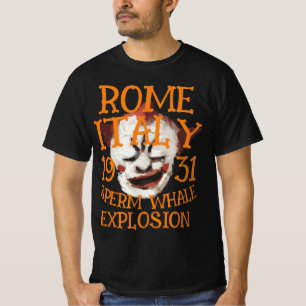 T-shirt Explosion de cachalot ROME ITALIE 1931