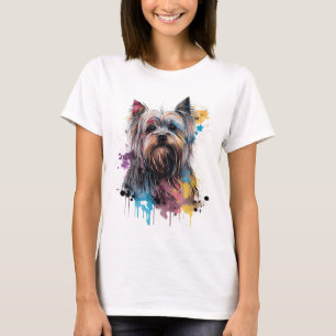 T-shirt Explosión de color con un encantador