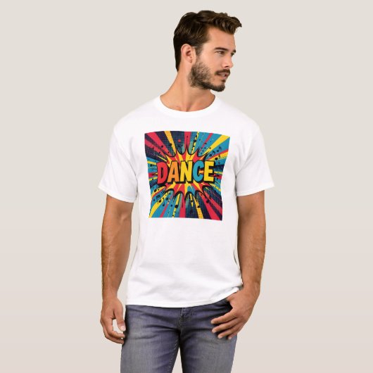 T-shirt Explosion de danse (Devant entier)