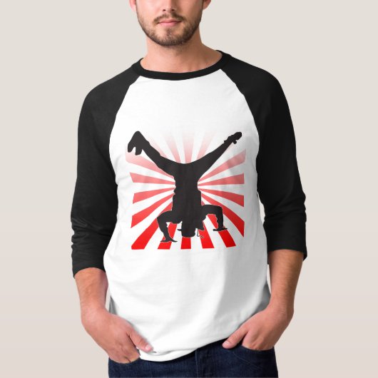 T-shirt explosion de danse de coupure (Devant)