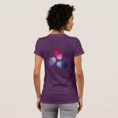 T-SHIRT EXPLOSION DE FIERTÉ BISEXUELLE (Dos entier)