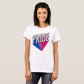 T-shirt Explosion de la fierté bisexuelle (Devant entier)