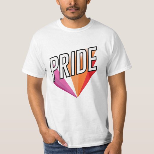 T-shirt Explosion de la fierté lesbienne (Devant)