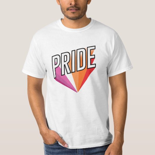 T-shirt Explosion de la fierté lesbienne (Devant)
