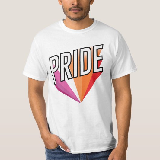 T-shirt Explosion de la fierté lesbienne (Devant)