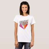 T-shirt Explosion de la fierté lesbienne (Devant entier)
