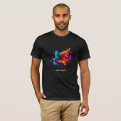 T-shirt explosion de taches de peinture (Devant entier)
