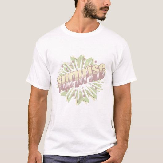 T-shirt Explosion d'onomatopée surprise (Devant)